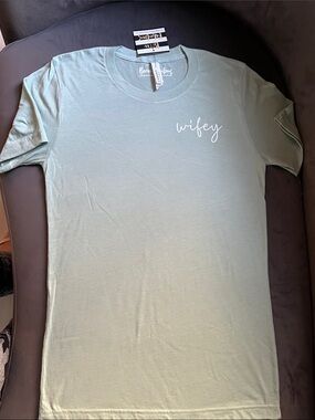 Wifey Short Sleeve Tee - Sage Green(Unisex)